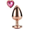 BoT Svajonių žaislai Žvilgantys Meilė Rose Gold Plug korek analny Medium