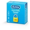 Prezervatyvai Durex Extra Safe 3 vnt, storesni, drėkinti