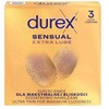 Durex Sensual Extra Lube prezervatyvai su papildomu lubrikantu, 3 vnt