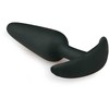 EasyToys Silicone Plug S Juodas - Compact Flexible Intimate Priedas