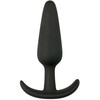 EasyToys Silicone Plug S Juodas - Compact Flexible Intimate Priedas