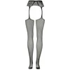Shots Le Desir Fishnet and lace garterbelt stockings Juodas O/S