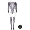 Shots Kalyke XXIII Bodystocking with Turtleneck One Size - Elegant Mesh Design