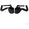 LELO Etherea Silk Cuffs Juodas - Luxurious Restraint with Suede &amp; Silk Finish