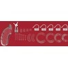 Mancage Man Cage Model 04 Intimate Restraint Device 11.5 cm Polycarbonate Juodas
