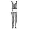 Obsessive - Bodystocking F221 Juodas XL/XXL