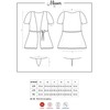 Obsessive - Miamor Robe &amp; Thong Juodas S/M