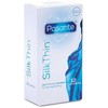 Pasante Healthcare Pasante Silk Thin Ultra-Fine Latex Condoms 12-Pack, Natural Color, 53mm