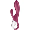 „Satisfyer Heated Affair“ šildomas triušio formos vibratorius su violetine spalva