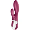 „Satisfyer Heated Affair“ šildomas triušio formos vibratorius su violetine spalva