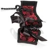CalExotics Scandal Corset Cuffs Raudona &amp; Juodas Adjustable Restraint 28cm