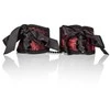 CalExotics Scandal Corset Cuffs Raudona &amp; Juodas Adjustable Restraint 28cm