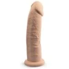 Silexd stiprus dildas su siurbtuku, tikroviškas penis, 23 cm