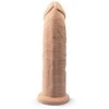 Silexd stiprus dildas su siurbtuku, tikroviškas penis, 23 cm