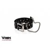 Whips Collections Dirželis odinis diržas su dygliuota bdsm grandinėle