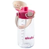 Akuku vaikiška gertuvė su šiaudeliu 480 ml. Rožinė, A0725