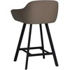 Pusbario kėdė Mey /Anka 06 (Stool 65), Rusvai pilka