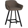 Pusbario kėdė Mey /Anka 06 (Stool 65), Rusvai pilka