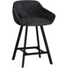 Pusbario kėdė Mey / Eden 20 (Stool 65), Tamsiai pilka