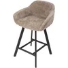Pusbario kėdė Mey / Eden 7 (Stool 65), Rusva