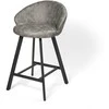 Pusbario kėdė Saki / Uras 12 (Stool 65), Pilka