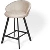 Pusbario kėdė Saki / Uras 2 (Stool 65), Rusva