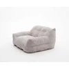 Sofa Fotelis Jelly Bear/Šviesiai pilka (Velvetas)