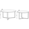 Staliukas Miami 68 / Irony Melamine, Tamsiai pilka (marmuro raštas) – mažas