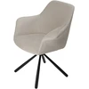 Valgomojo kėdė Pari/Anka 04-Swivel Conic KD, Šviesiai pilka