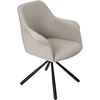 Valgomojo kėdė Pari/Anka 04-Swivel Conic KD, Šviesiai pilka