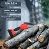 Mini grandininis akumuliatorinis pjūklas, pjūklas su akumuliatoriumi, pakraunamas - Raudonas