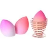Beauty Maišytuvas makiažo kempinėlių rinkinys 3vnt. + BLING stovai
