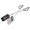 Chromuotos BBQ žnyplės 38cm