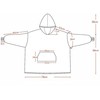 Halatas Oversize - Rožinė