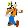 Disney Dekoracje Scienne Sienų dekoravimas Mickey Mouse - Goofy (maža)
