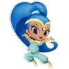 Nickelodeon Dekoracje „Shimmer & Shine Wall“ dekoravimas - blizgesys (mažas)