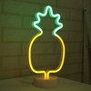 LED Neon Dekoratyvinė Lempa - Ananasas