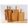 Medinė pica lenta - didelė, rektangulinė, su rankena
