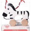 Tooky Toy Medieninė traukiama zebra su virvele