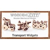 Dėlionė WOODEN CITY 3D Medinis Puzzlių Rinkinys Transporto Modeliai