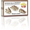 Dėlionė WOODEN CITY 3D Medinis Puzzles - Laivai