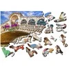 Dėlionė WOODEN CITY Medinis Puzzle su Figūrom - Katės Venecijoje 75 dalys