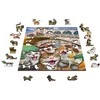 Dėlionė WOODEN CITY Medinis Puzzle su Figūrom - Katės Venecijoje 75 dalys