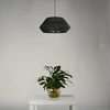 Pakabinamas šviestuvas Natūrali jūrinis ratano pakabinama lemputė - 50 cm (juoda)