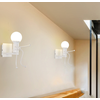 Sieninis šviestuvas Moderni siena lampą / Loft Kinkietas VIII - balta