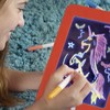Magija 3D piešimo planšetė su flomasteriais - raudona
