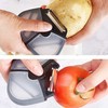 Peeler su trim 3in1 peiliukais - juoda