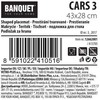 CVARS 3 Plastikinė stalo užtiesalas 43x28cm Automobilių dizainas
