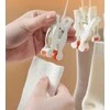 Plastikinis Sulankstomas Drabužių Kabyklas su 29 Klaustukais - Žalias