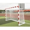 Profesionali futbolo vartai su tinklu 300x200 cm - Raudonai baltas